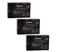 EXTENSILO 3X batería Compatible con Blackmagic Micro Studio Camera 4K, Micro Cinema Camera 4K, Pocket Cinema 4K cámara (2000 mAh, 7,4 V, Li-Ion)