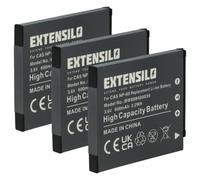 EXTENSILO 3X batería Compatible con Casio Exilim EX-Z9, EX-Z29, EX-Z85, EX-Z90, EX-Z25, EX-Z80 cámara (600 mAh, 3,7 V, Li-Ion)