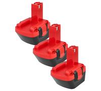 EXTENSILO 3X batería Compatible con ORGAPACK OR-T100, OR-T200, OR-T300 Herramienta (3300 mAh, NiMH, 12 V)