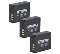 EXTENSILO 3X batería Compatible con Panasonic Lumix DMC-TZ5, DMC-TZ50 cámara (1000 mAh, 3,7 V, Li-Ion)