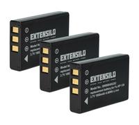 EXTENSILO 3X batería Compatible con Rollei Powerflex 350 WiFi cámara (1800 mAh, 3,7 V, Li-Ion)