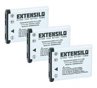 EXTENSILO 3X batería Compatible con Rollei Powerflex 440, 450 cámara (700 mAh, 3,7 V, Li-Ion)