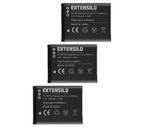 EXTENSILO 3X batería Compatible con Samsung ST151F, ST151, SL630, SL600, ST152F, SL50, ST152, PL90, PL80 cámara (700 mAh, 3,6 V, Li-Ion)