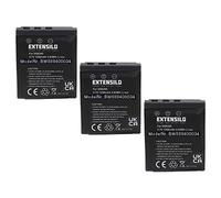 EXTENSILO 3X Batería Compatible con Sealife Reefmaster DC 800 cámara Digital, DSLR (1250 mAh, 3,7 V, Li-Ion)