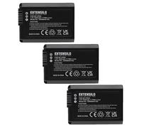 EXTENSILO 3X batería reemplaza Sony NP-FW50 para cámara (1050 mAh, 7,4 V, Li-Ion)