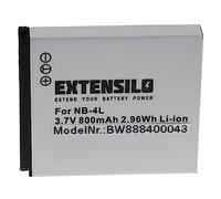 EXTENSILO Batería Compatible con Canon Digital Ixus 110 is