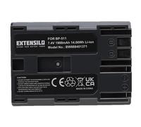 EXTENSILO Batería Compatible con Canon EOS 50D, D10, 300D, 1D, 5D, 10D, 20D, 30D, 40D (1900 mAh, 7,4 V, Li-Ion)