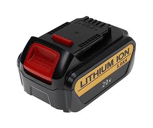 EXTENSILO Batería Compatible con Dewalt DCL510N, DCK413S2, DCR006, DCN690, DCL040, DCR016, DCL510, DCR015 Herramienta (5000 mAh, Li-Ion, 20 V)