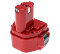 EXTENSILO Batería Compatible con Makita 6227DW, 6227DWBE, 6227DWE, 6227DWLE, 6270DWAE, 6270D Herramientas eléctricas (3300 mAh, NiMH, 12 V)