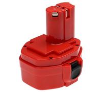 EXTENSILO Batería Compatible con Makita 8433D, 8280DWAE, 8433DWDE, 8433DWAE, 8434DWFE, 8433DWFE, BMR100 Herramienta (3300 mAh, NiMH, 14,4 V)