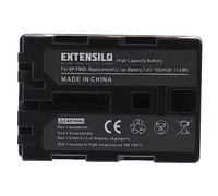 EXTENSILO Batería Compatible con Sony DCR-DVD201E, DCR-DVD91E, DCR-PC101, DCR-HC14E, DCR-DVD300, DCR-DVD91 cámara (1600 mAh, 7,4 V, Li-Ion)