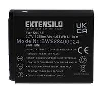 EXTENSILO Batería Recargable Compatible con Ricoh GR Digital IV cámara Digital, DSLR (1250 mAh, 3,7 V, Li-Ion)