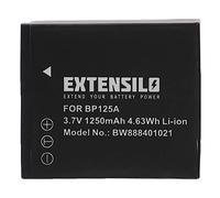 EXTENSILO Batería reemplaza Samsung AD43-00197A, BP125A, IA-BP125, IA-BP125A para cámara Digital, DSLR (1250 mAh, 3,7 V, Li-Ion)