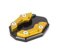 Extensión Caballete Moto Compatible Con NMAX155 Para XMAX300 Para PCX160 Soporte De Motocicleta Placa Ampliación Almohadilla Para Pie Accesorios Lateral(Yellow)