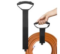 Extension Cable Holder - Portable Organizer for Wires, Adjustable Storage Straps with Handle, Space Saving Wrap Hanger, Ideal for Maintenance Basement Home Workshop Utility Room