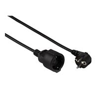 Extensión con contacto de protección ""Profesional", 10 m, negro