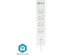 Extensión Cuádruple con 2x USB-C / 2X USB-A (2 mts) - NEDIS