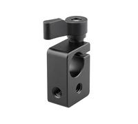 Extensión de abrazadera de varilla de 15 mm, adaptador de abrazadera de varilla de 15 mm con tornillo de 1/4 pulgadas para jaula de cámara, accesorios de hombro, equipo de estudio de fotografía