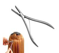 Extensión de alicates Conjunto - Herramienta de cuentas, aplicador de cabello de salón | Alicates de nano de acero de acero inoxidable duradero, herramienta profesional de removedor de abrazader