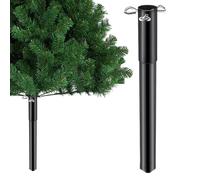 Extensión de altura para árbol de Navidad, 36,8 cm, elevador de hierro, soporte de árbol artificial, barra elevadora fija, estable, fiable y duradera, pieza central de visualización de temporada, casa