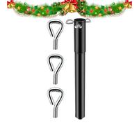 Extensión de altura para árbol de Navidad - Elevador de metal, multiusos, resistente, sin , resistente al desgaste, unidad estable para troncos de árboles artificiales, piñas de abeto, soporte
