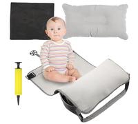 Extensión de asiento de avión para niños, extensión de asiento de avión para niños pequeños, para aviones, coches, trenes y otros medios de transporte (gris)