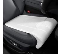 Extensión de Asiento de Coche para Audi R8 2007 2008 2009 2010 2011 2012 2013 2014, Cuero PU Cómodo y Transpirable Soporte de Piernas Extensión,C-White