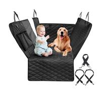 Extensión De Asiento Trasero Para Perros - Hamaca Impermeable Para Perro | Funda De Asiento Para Perro De Fondo Duro | Protector De Asiento Trasero De Coche Antideslizante Para Mascotas Con Ventana E