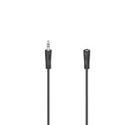 Extensión de audio jack macho 3,5 mm/hoja hembra, estéreo, 5,0 m