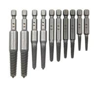 Extensión de Bits 6/10Pcs Hexagonal Shank Broken Head Screw Extractor Screwdriver For Taking Out Electric Drill Tool Set(Set A)