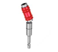 Extensión de Bits Hexagonal Shank Bit Extended Self-locking Connecting Rod Drill Splicer Socket Swivel Quick Angle Adapter(3PCS)