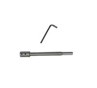 Extensión de broca de acero inoxidable para torno de madera, apto para brocas de 3/8 pulgadas