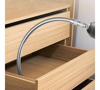 Extensión de broca de aleación de acero con cuello flexible para destornillador eléctrico, adaptador de vástago hexagonal que llega a zonas de difícil acceso. Función de imán interno (A)