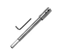 Extensión de broca extra larga de 254 mm para brocas Forstner de eje redondo o hexagonal con vástago de 3/8", vástago de extensión para fresado de agujeros especialmente profundos y perforaciones