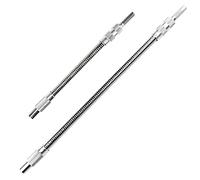 Extensión de broca flexible de 2 piezas, extensión de eje flexible hexagonal magnético de 1/4 pulgadas para taladro, extensión de broca flexible de cambio rápido de 7.9 y 11.8 pulgadas para muebles