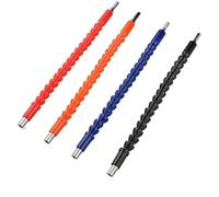 Extensión de broca flexible Manguera serpentina universal multifuncional, conexión de eje universal, barra de extensión flexible, 1 cabezal de destornillador for taladro eléctrico.(295mm Blue)