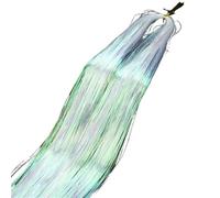 Extensión de cabello con brillo de colores, kit de 90 cm con purpurina brillante, accesorios for trenzas con destellos for mujer (1 pieza, rojo)(White)