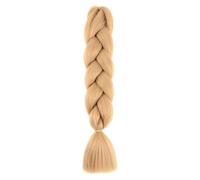 Extensión de cabello trenzado sintético de 24 pulgadas, color rosa, rubio, verde, dos tonos, largo, ombré, brillante(27)