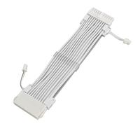 Extensión de Cable con Funda de Alimentación GPU, Cable de Extensión de Alimentación RGB Direccionable de 24 Pines, Extensión de Cables ARGB PSU 18 AWG con Adaptador de 5 V 3