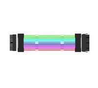 Extensión de cable RGB: conector de placa base iluminación RGB | Extensión de cable alta con modos de color dinámicos, modos de color personalizables para estética y rendimiento de PC