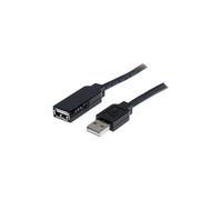 Extensión de cable USB 2.0 activo - STARTECH - 35 m - Blindaje - Negro