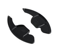 Extensión de cambio de paleta de aluminio para Audi forA3 forA4 forA5 forA6 forA7 forA8 forQ3 forQ5 forQ7 forTT forS3 forS5 forR8 forMK2 forDSG Steering Wheel (negro satinado)