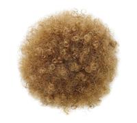 Extensión de cola de caballo Afro Puff sintética, 80g, Clip con cordón en moño rizado for mujeres negras(27#)
