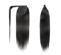 Extensión de Cola de Caballo Cola de caballo de cabello humano de 10-30 pulgadas Recta Malasia Envoltura alrededor Clip en extensiones de cabello de cola de caballo Remy Cabello humano Cola de caballo