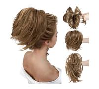 Extensión de Cola de Caballo Coleta falsa de pelo rubio falso for mujer, pinza de garra sintética en extensiones de cabello de cola de caballo, moño de pelo Diy Extensiones de pelo(10H22)