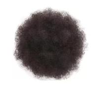 Extensión de cola de caballo con cordón sintético rizado para mujer negra Kinkys Afros Puff Extension for Afro Bun Extension Extension Ponytail (Marrón oscuro)
