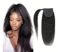 Extensión de cola de caballo, Extensión de cola de caballo mágica de 10 a 30 pulgadas de cabello humano Cabello postizo(12inch)
