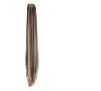Extensión de Cola de Caballo Long Ponytail Extension, 24" Straight Claw Clip Ponytail Hair Extensions Natural Looking Heat Resistant Synthetic Ponytail Hairpiece for Women Extensiones de pelo (Color