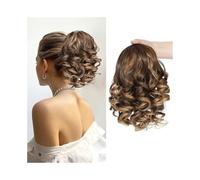 Extensión de cola de caballo, Peluca Mujer Cordón Volumen Corto Cola De Caballo Fibra Química Cola De Caballo Cola De Caballo Romana Cola De Caballo Corta Cabello postizo(Brown)