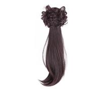 Extensión de cola de caballo sintética para mujer, postizo bajo con pinza para uso diario, estilo rápido